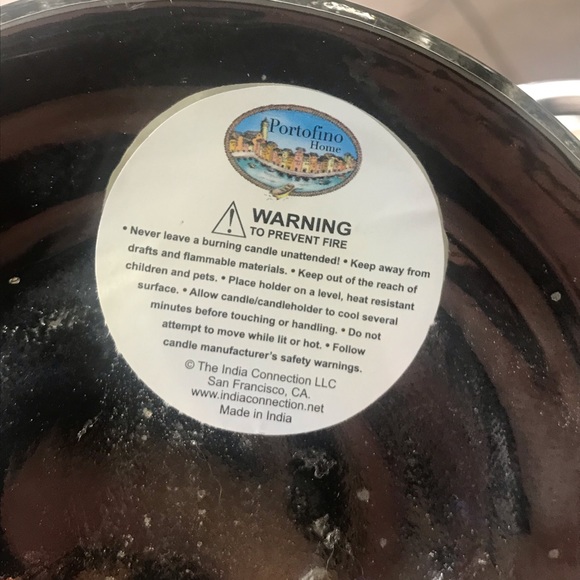 Glass Silvertoned Candle Pillars by Portofino Home - Picture 4 of 7